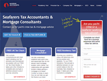 Tablet Screenshot of marineaccounts.com